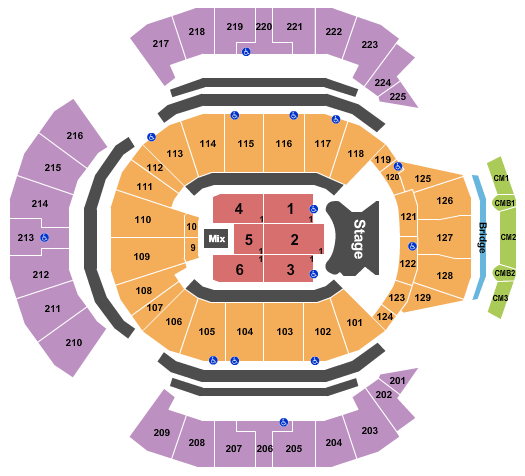 chase center seating chart