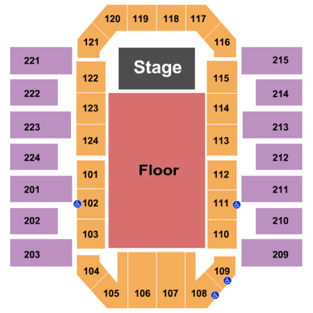james brown arena seating chart