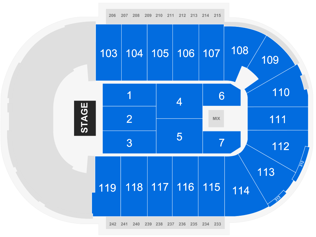 santader arena seating chart