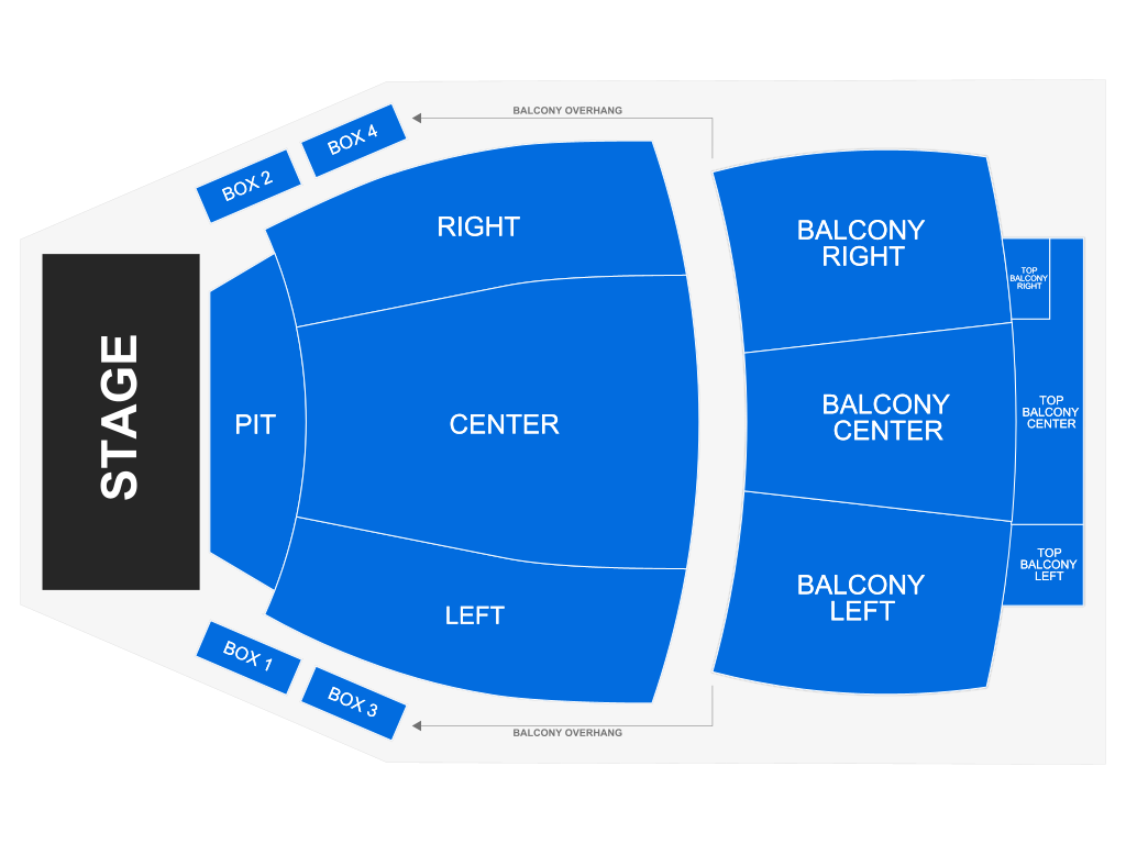 bloomington center seating chart