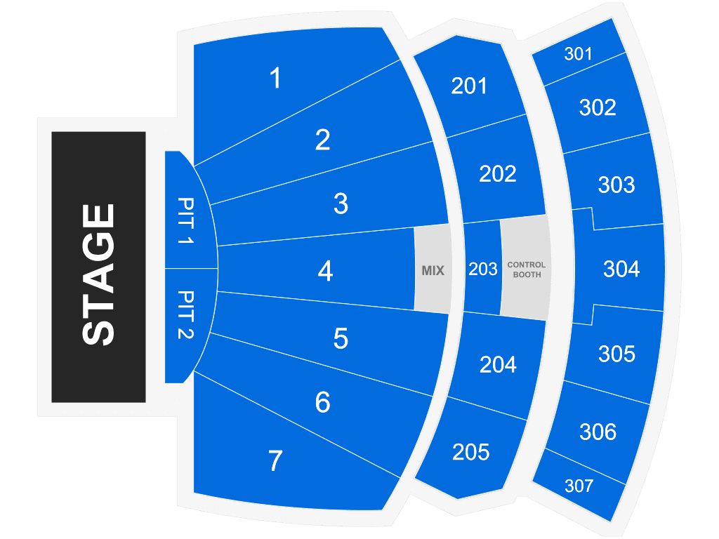 Arizona Financial Theatre seating chart