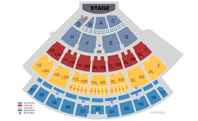 Bellco Theatre seating chart