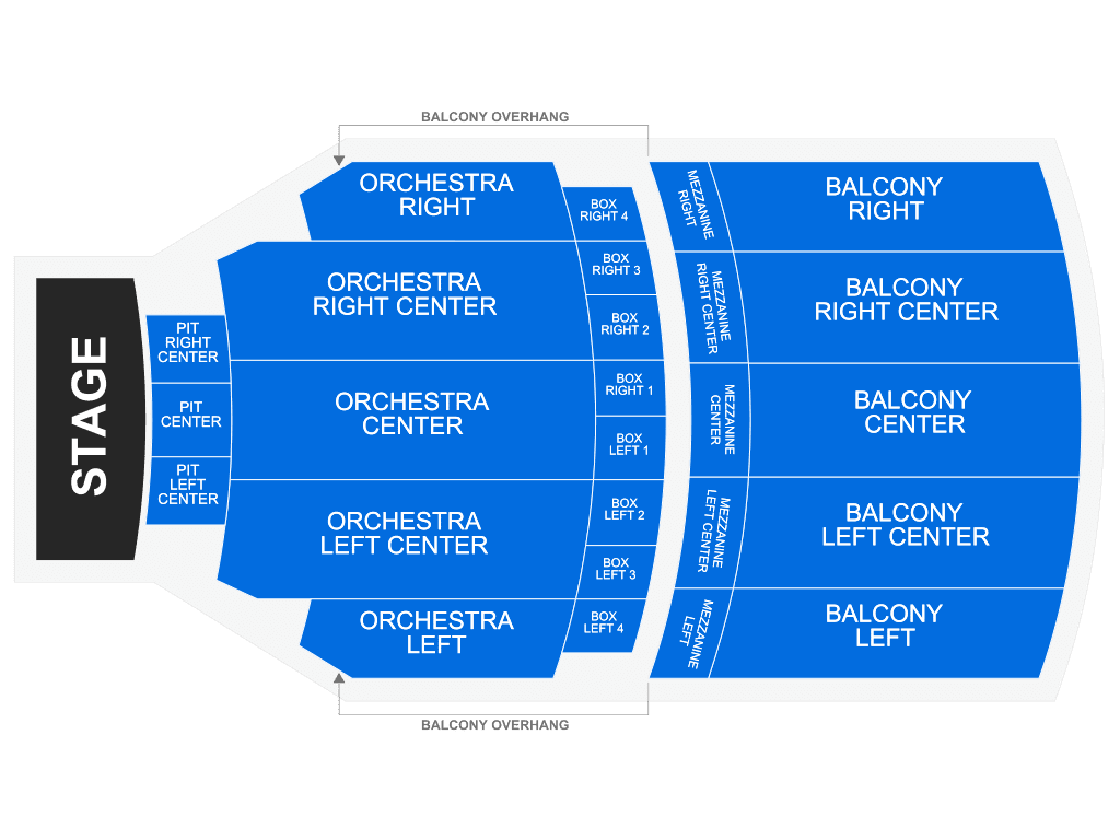 Boch Center Wang Theatre seating chart