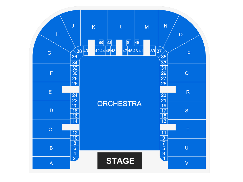 DAR Constitution Hall seating chart