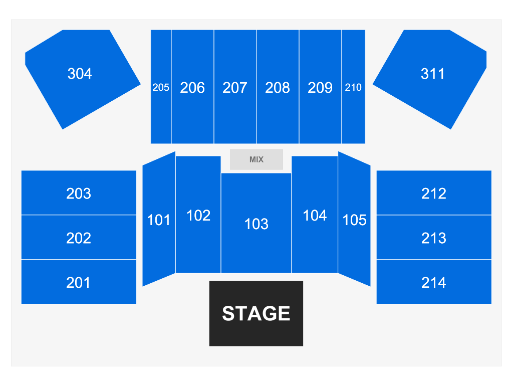 Hard Rock Live at Etess Arena seating chart 