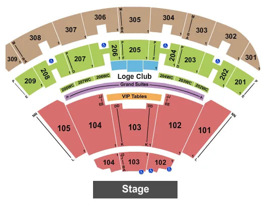 Smart Financial Centre seating chart