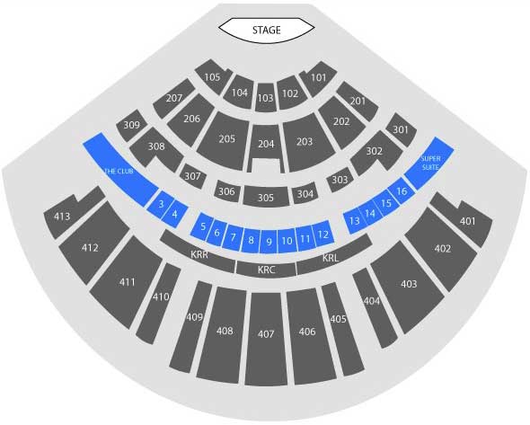 Texas Trust CU Theatre seating chart