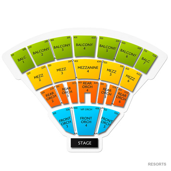 The Theatre at Resorts World Las Vegas seating chart