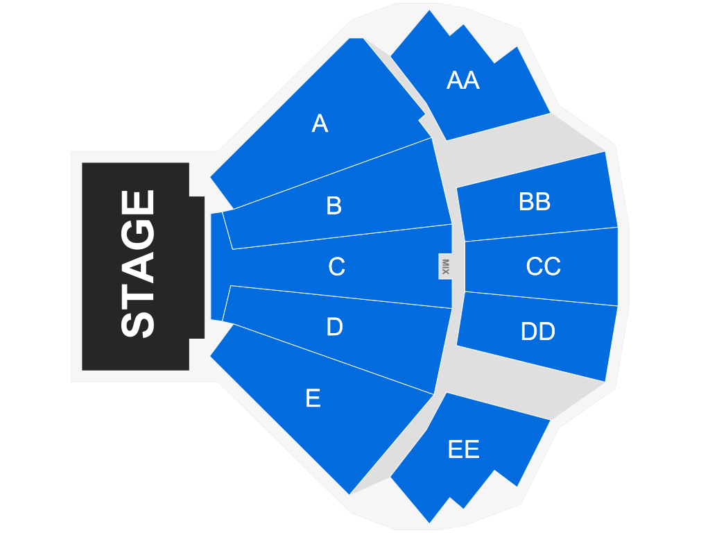 WAMU Theater seating chart