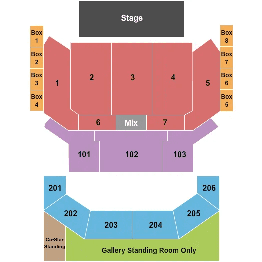 The Cosmopolitan of Las Vegas Seating Chart