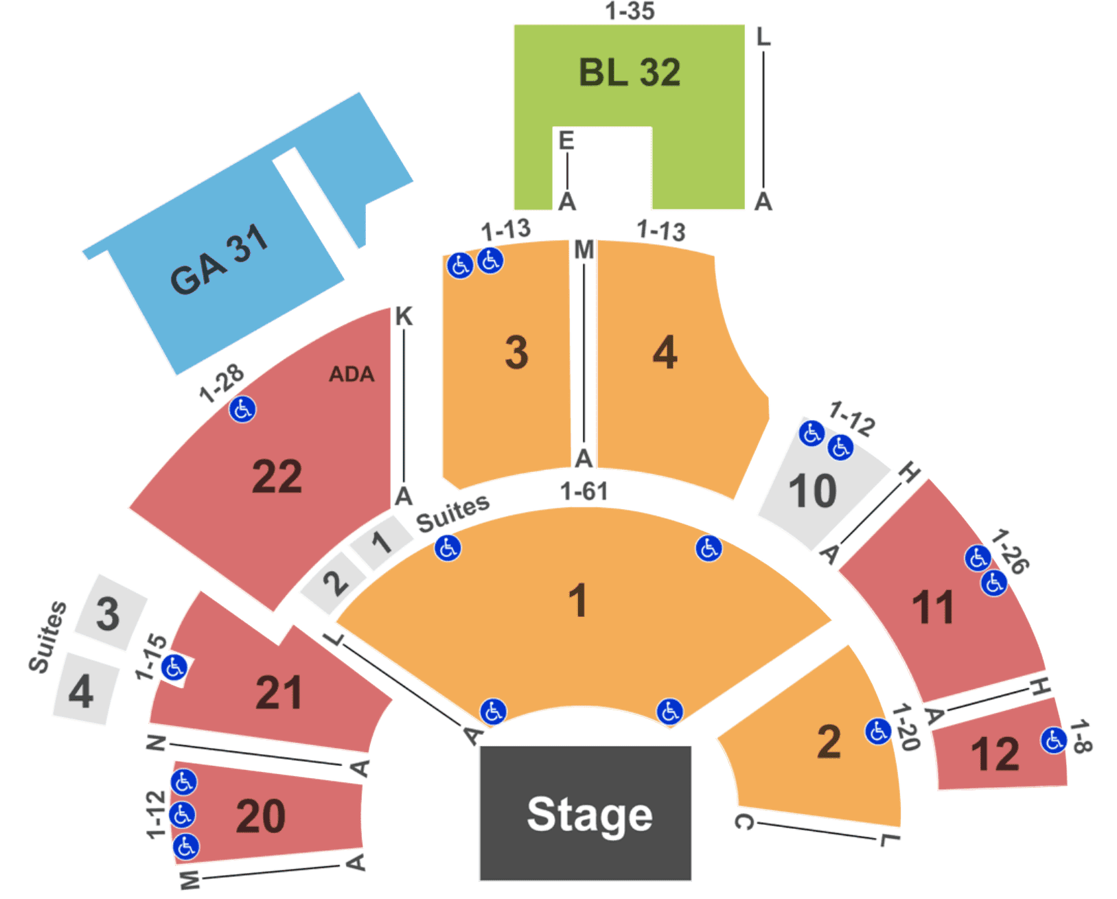 Mountain Winery Seating Chart