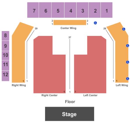 Wind Creek Event Center Seating Chart