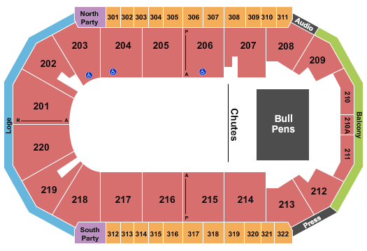 Findlay Toyota Center seats