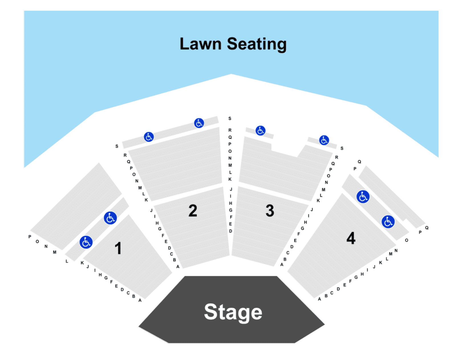 Ford Amphitheater seats