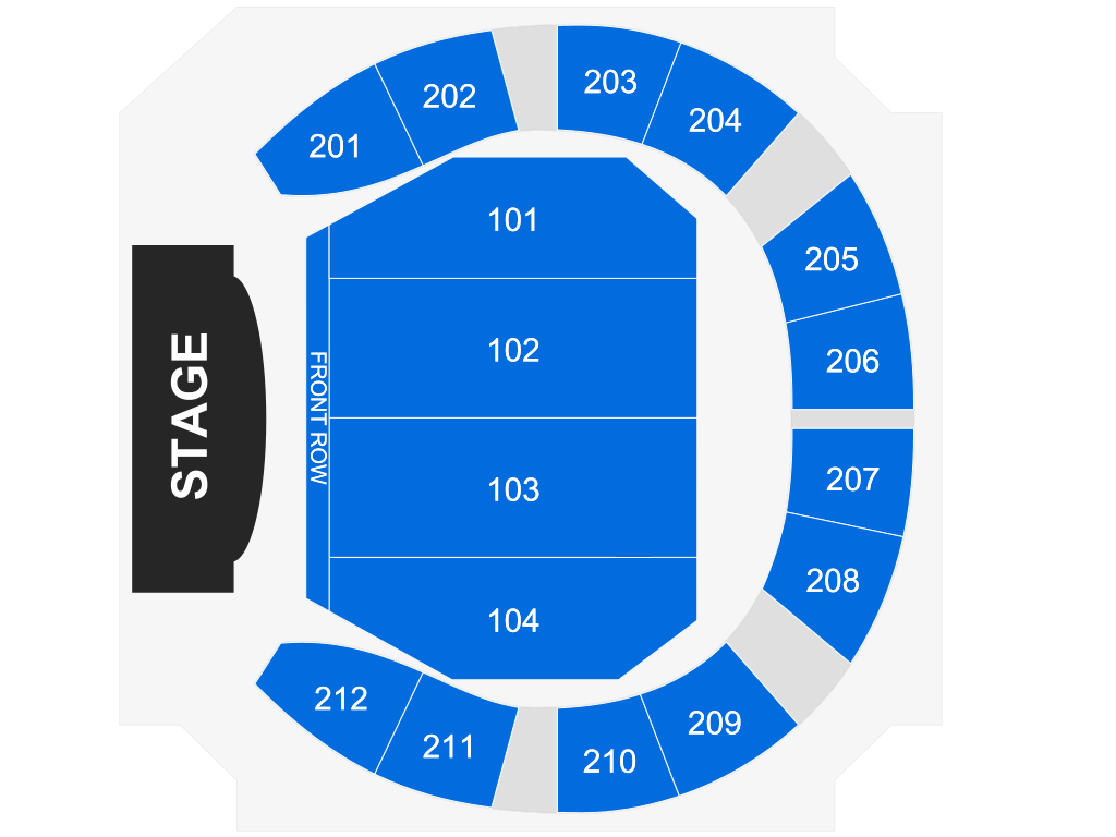 Macon City Auditorium Seating