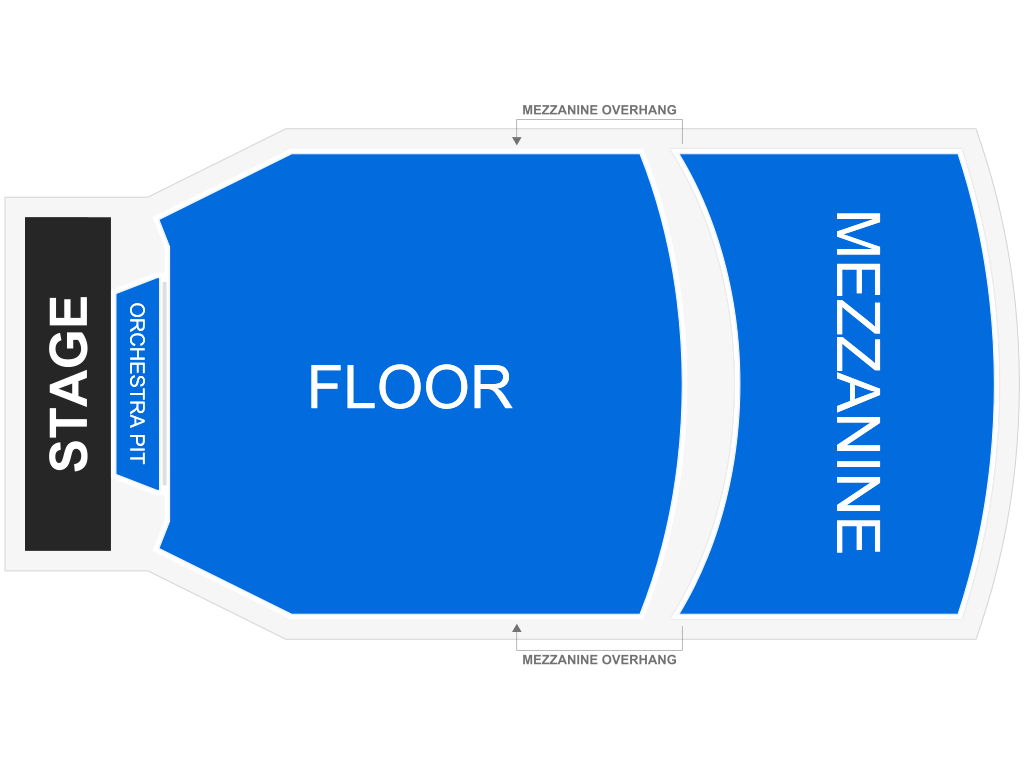 Morrison Center seating chart