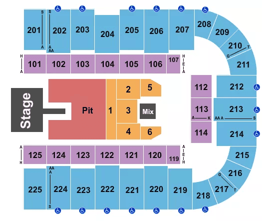 Tucson Arena seats