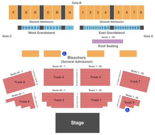 Erie County Fairgrounds seats